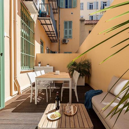 Gubernatis - Beautiful Duplex With Terrace Leilighet Nice Eksteriør bilde