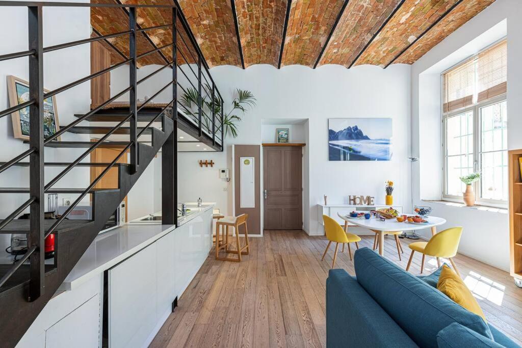 Gubernatis - Beautiful Duplex With Terrace Leilighet Nice Eksteriør bilde