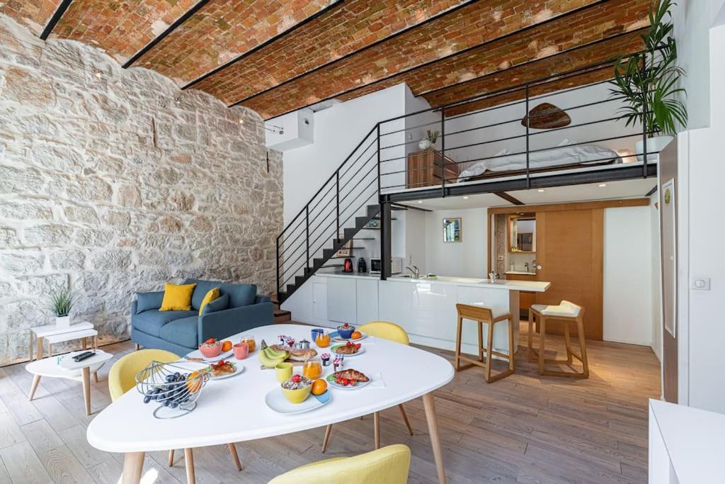 Gubernatis - Beautiful Duplex With Terrace Leilighet Nice Eksteriør bilde