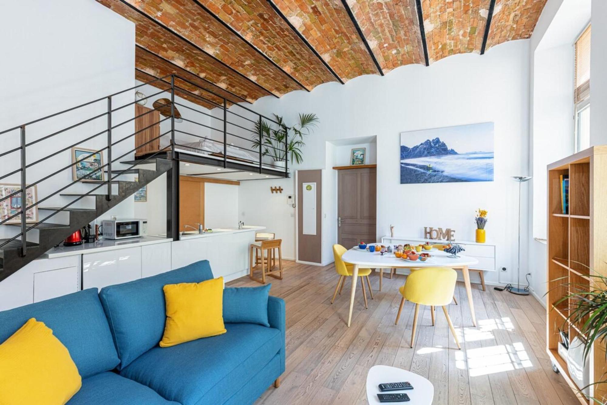 Gubernatis - Beautiful Duplex With Terrace Leilighet Nice Eksteriør bilde